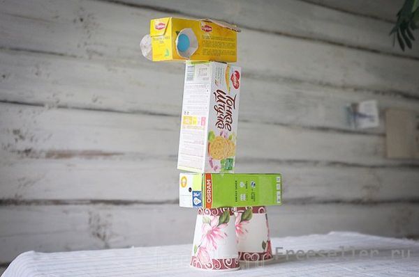 Идеи детских поделок из картона