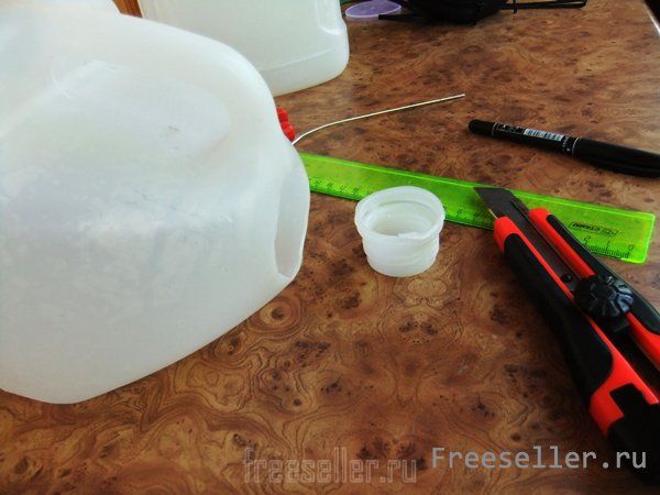 Изготовление совка из пластиковой канистры