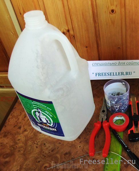 Изготовление совка из пластиковой канистры
