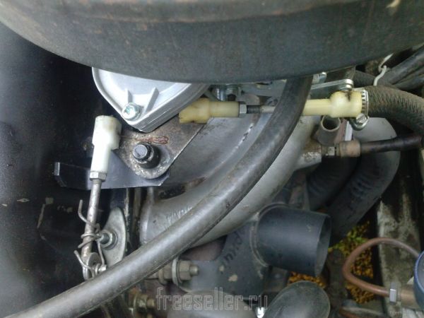 Тросиковый привод газа на ВАЗ 2107 вместо тяг