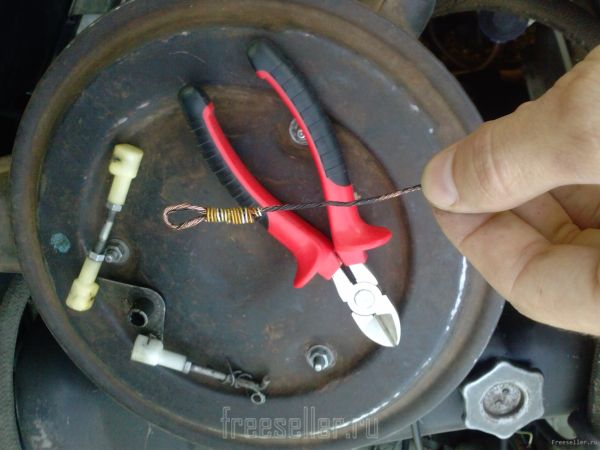 Тросиковый привод газа на ВАЗ 2107 вместо тяг