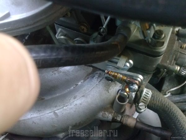 Тросиковый привод газа на ВАЗ 2107 вместо тяг