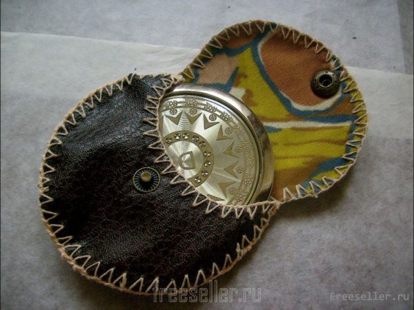 Чехол для зеркальца своими руками