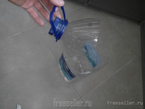Делаем контейнер для переноски из из пластиковой бутылки