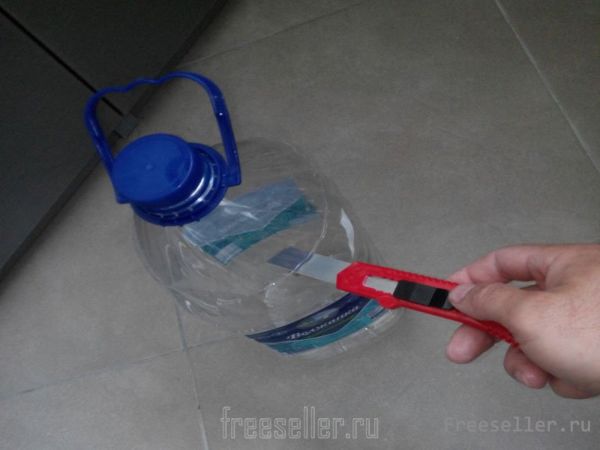 Делаем контейнер для переноски из из пластиковой бутылки