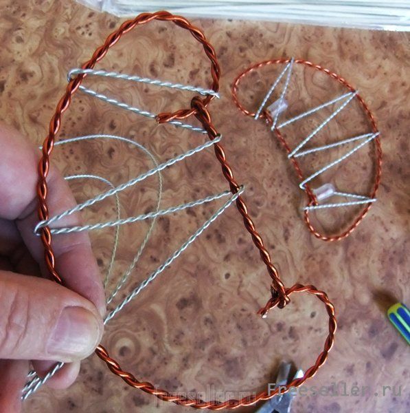 Изготовление салфетницы из проволоки