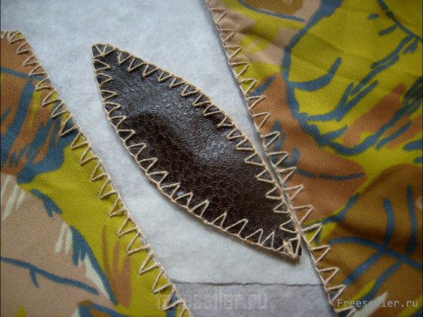 чехол с подкладкой-процесс изготовления