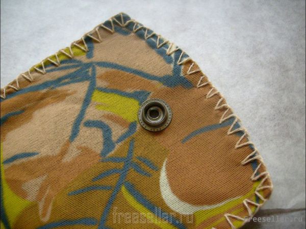 чехол с подкладкой-процесс изготовления