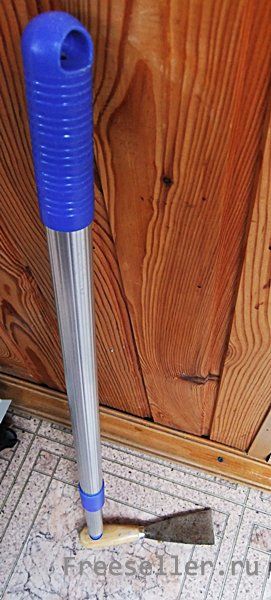 Изготовление тяпки из шпателя