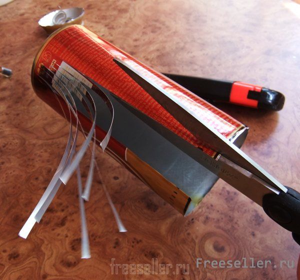 Изготовление подсвечника из алюминиевой банки