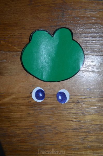 Делаем книжную закладку Лягушка