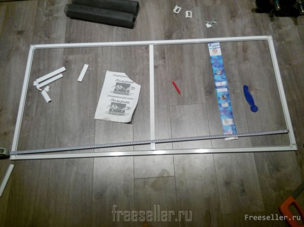 Сборка москитной сетки своими руками