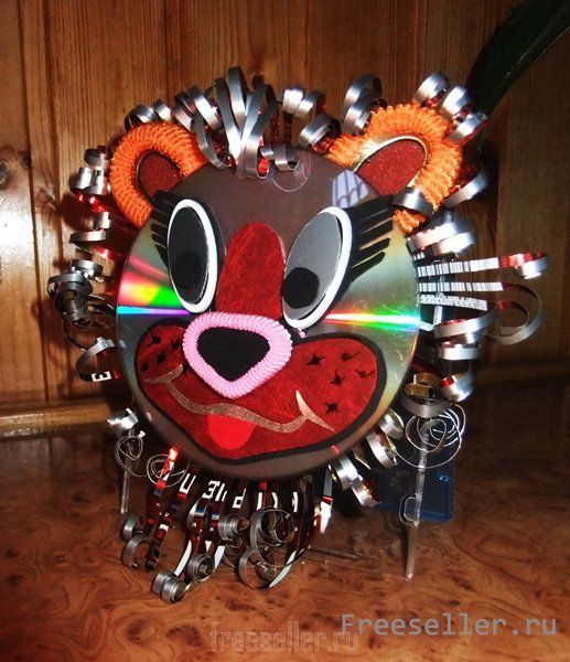 Львенок из CD диска