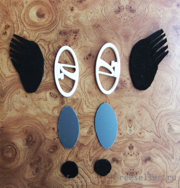 Львенок из CD диска - процесс изготовления