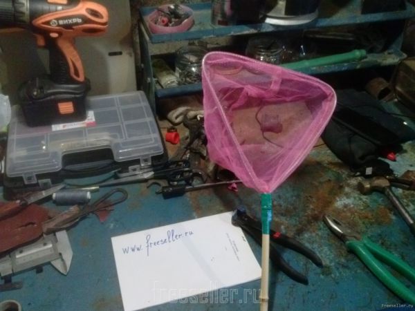 Сачек для бассейна своими руками