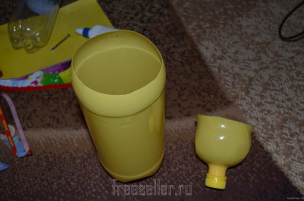 Изготовление конфетницы из пластиковой бутылки