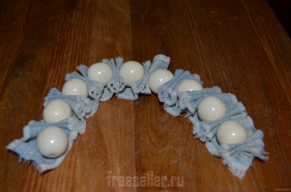 Джинсовый браслет своими руками