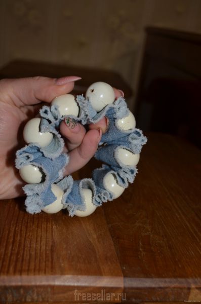 Джинсовый браслет своими руками