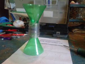 Катушка для наматывания ленты из пластиковых бутылок