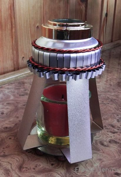Аромолампа из алюминиевой банки
