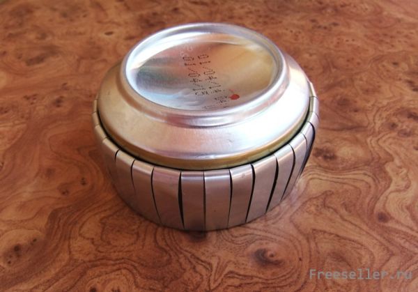 процесс изготовления аромолампы из алюминиевой банки