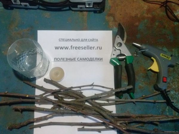 Материалы для изготовления подсвечника