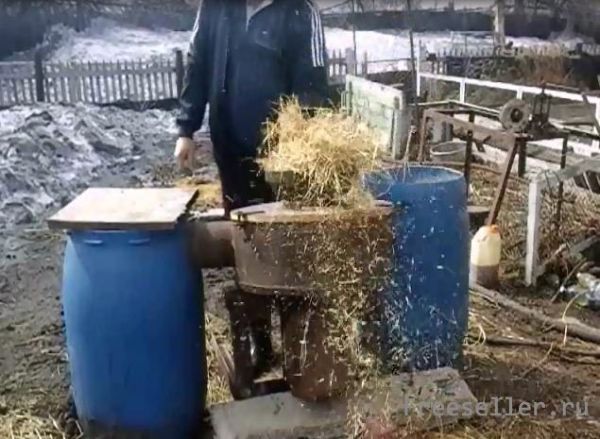 Соломорезка своими руками