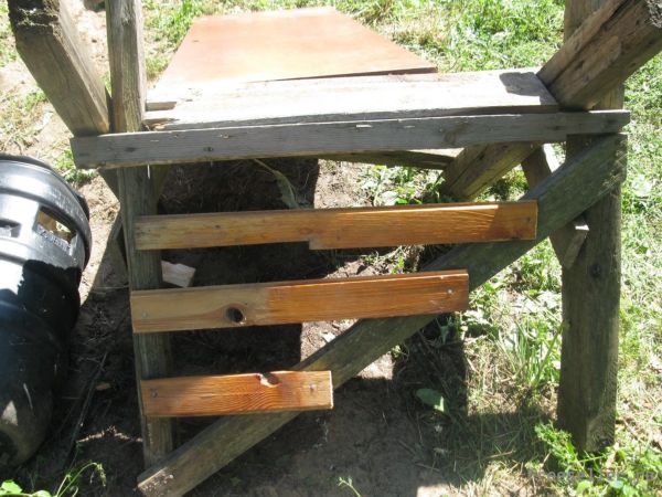 Изготовление детской горки из подручных средств