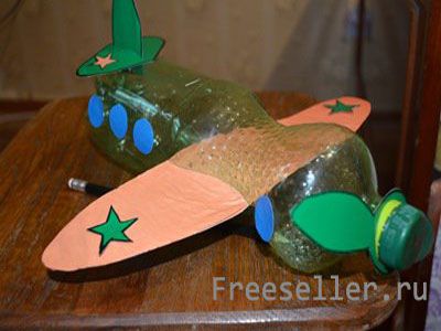 Самолетик из пластиковой бутылки