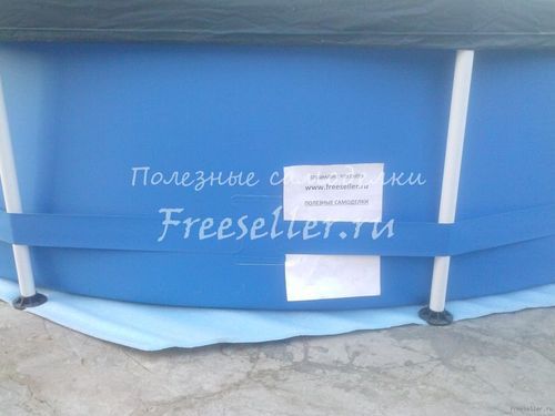 Подложка под бассейн своими руками