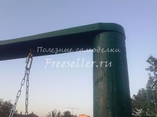 Садовые качели своими руками