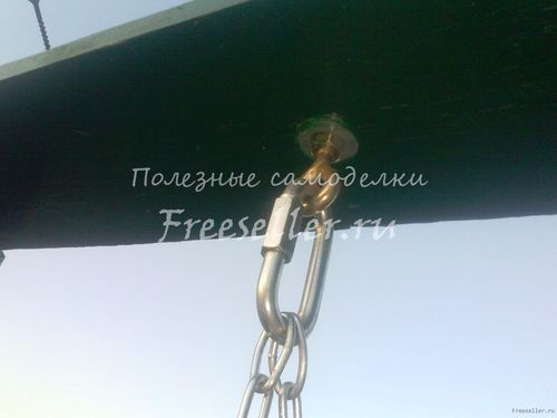 Садовые качели своими руками