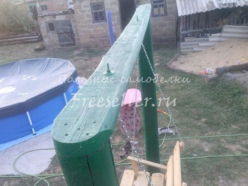 Садовые качели своими руками