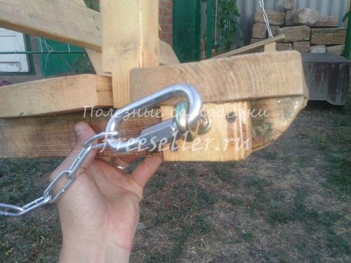 Садовые качели своими руками