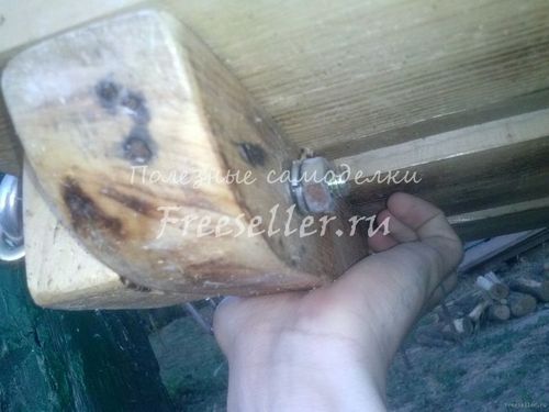 Садовые качели своими руками