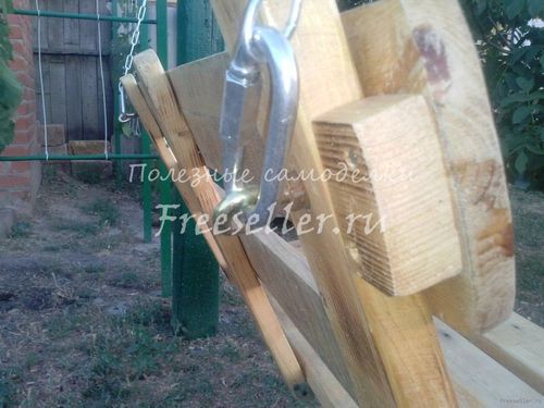 Садовые качели своими руками