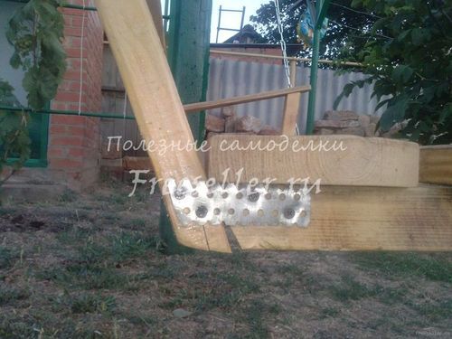 Садовые качели своими руками