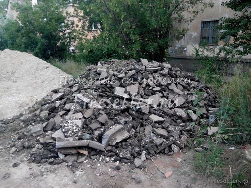 Дорожки из старого асфальта