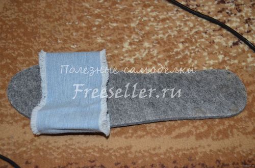 Одноразовые тапочки своими руками