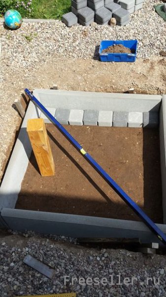 Шахматная доска для сада - процесс изготовления