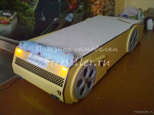 Детская кровать Lamborgini своими руками