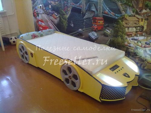 Детская кровать Lamborgini своими руками