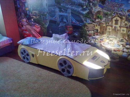 Детская кровать Lamborgini своими руками