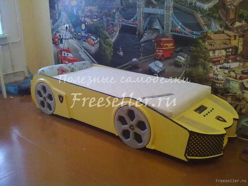 Детская кровать Lamborgini своими руками