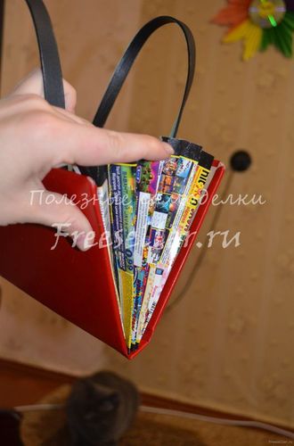 Процесс для изготовления сумки из ненужных вещей