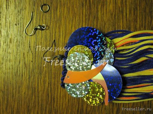 Диско серьги своими руками