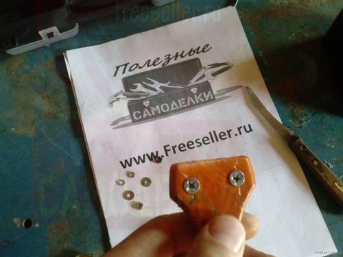 Процесс изготовления самодельного приспособления для чистки рыбы