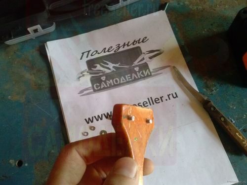 Процесс изготовления самодельного приспособления для чистки рыбы