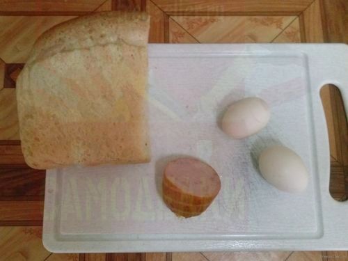 Ингредиенты для приготовления ростовского бутерброда