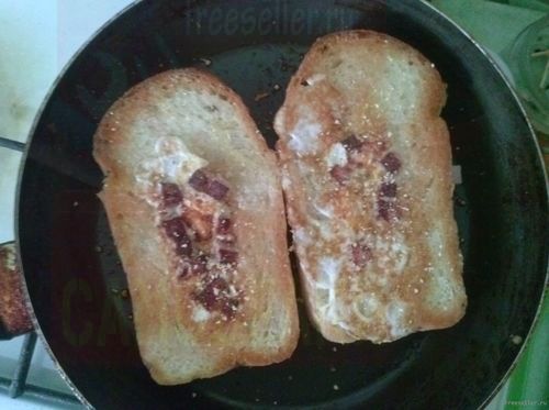 Процесс приготовления ростовского бутерброда